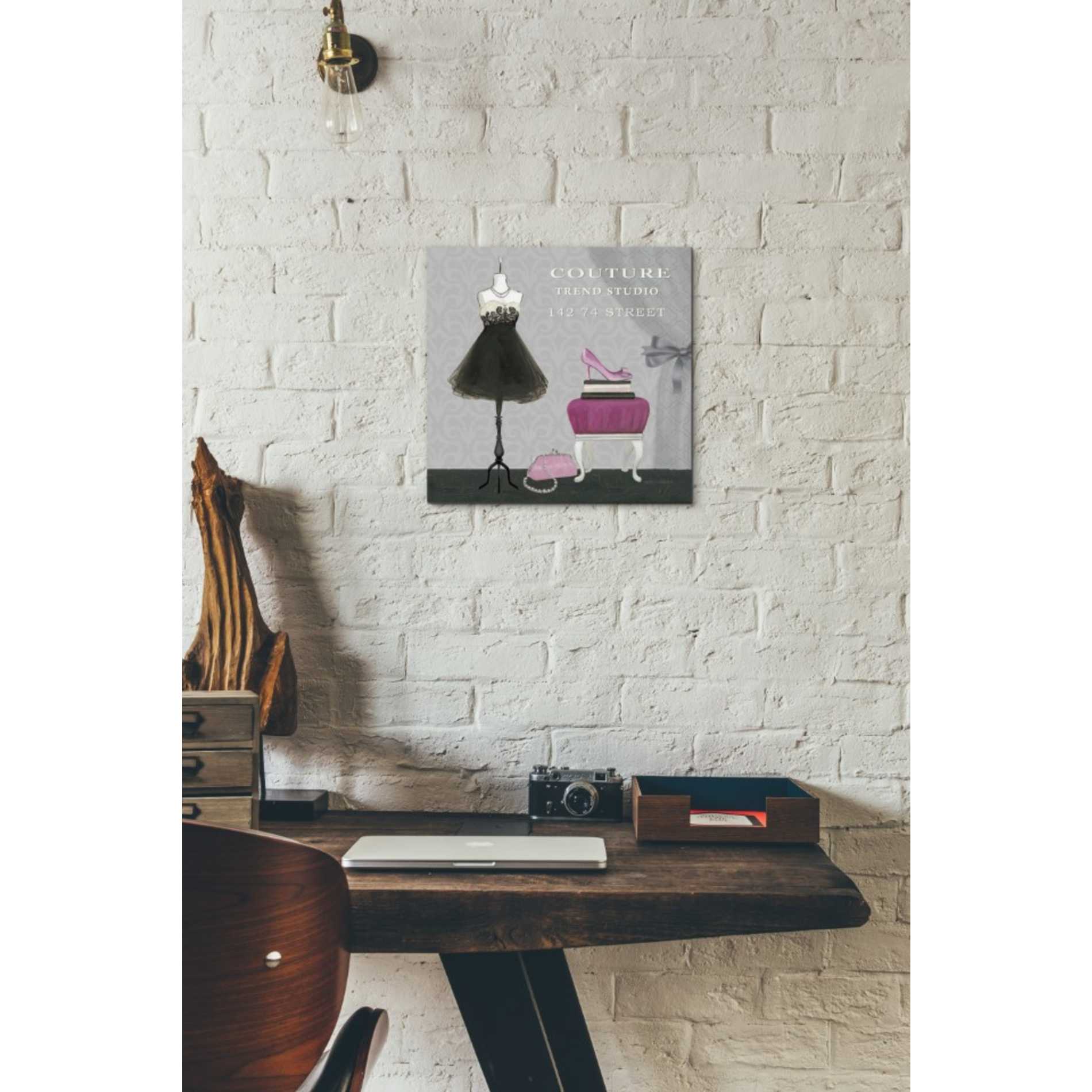 'Dress Fitting Boutique Sq III' by Marco Fabiano, Canvas Wall Art,12 x 12
