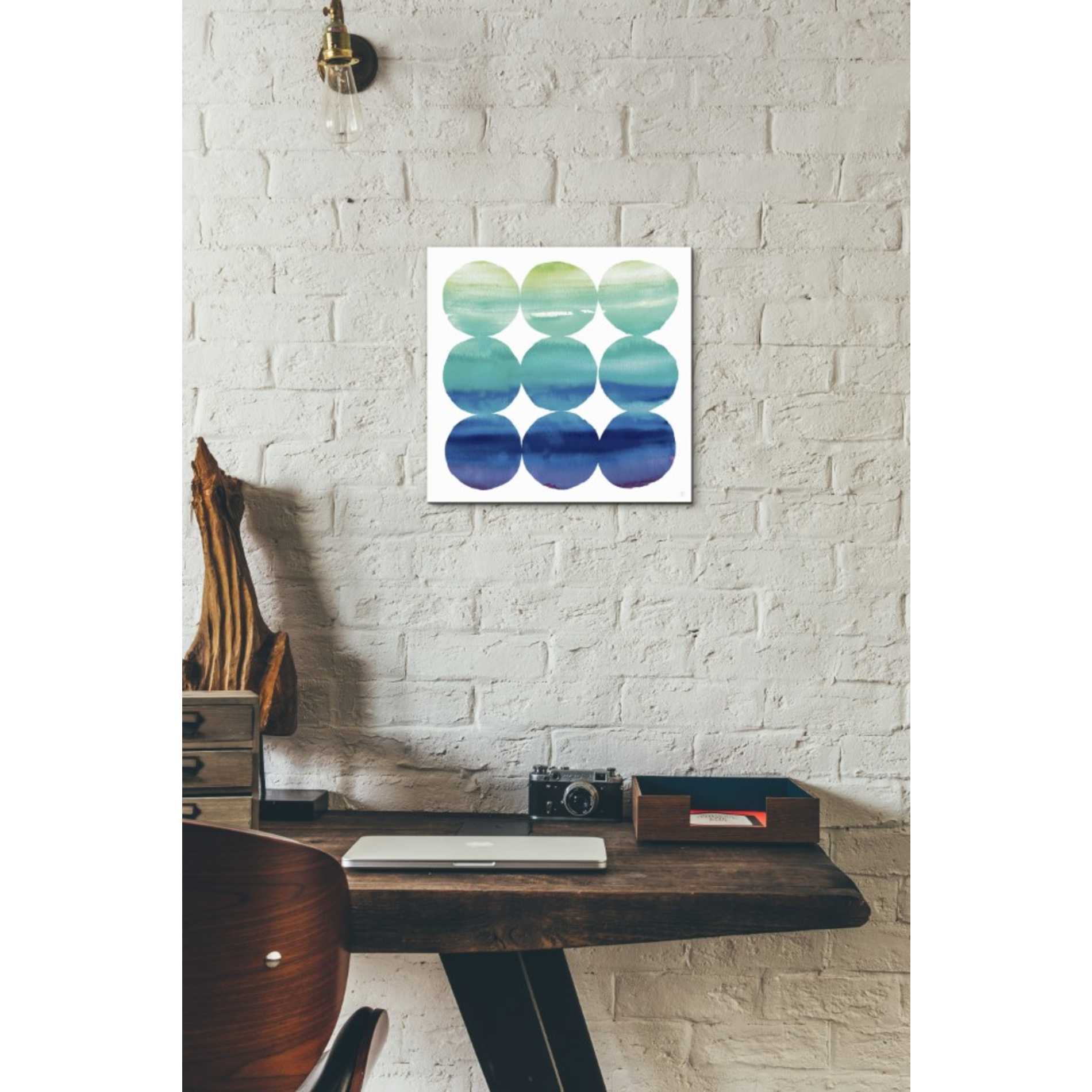'Summer Dots III' by Elyse DeNeige, Canvas Wall Art,12 x 12