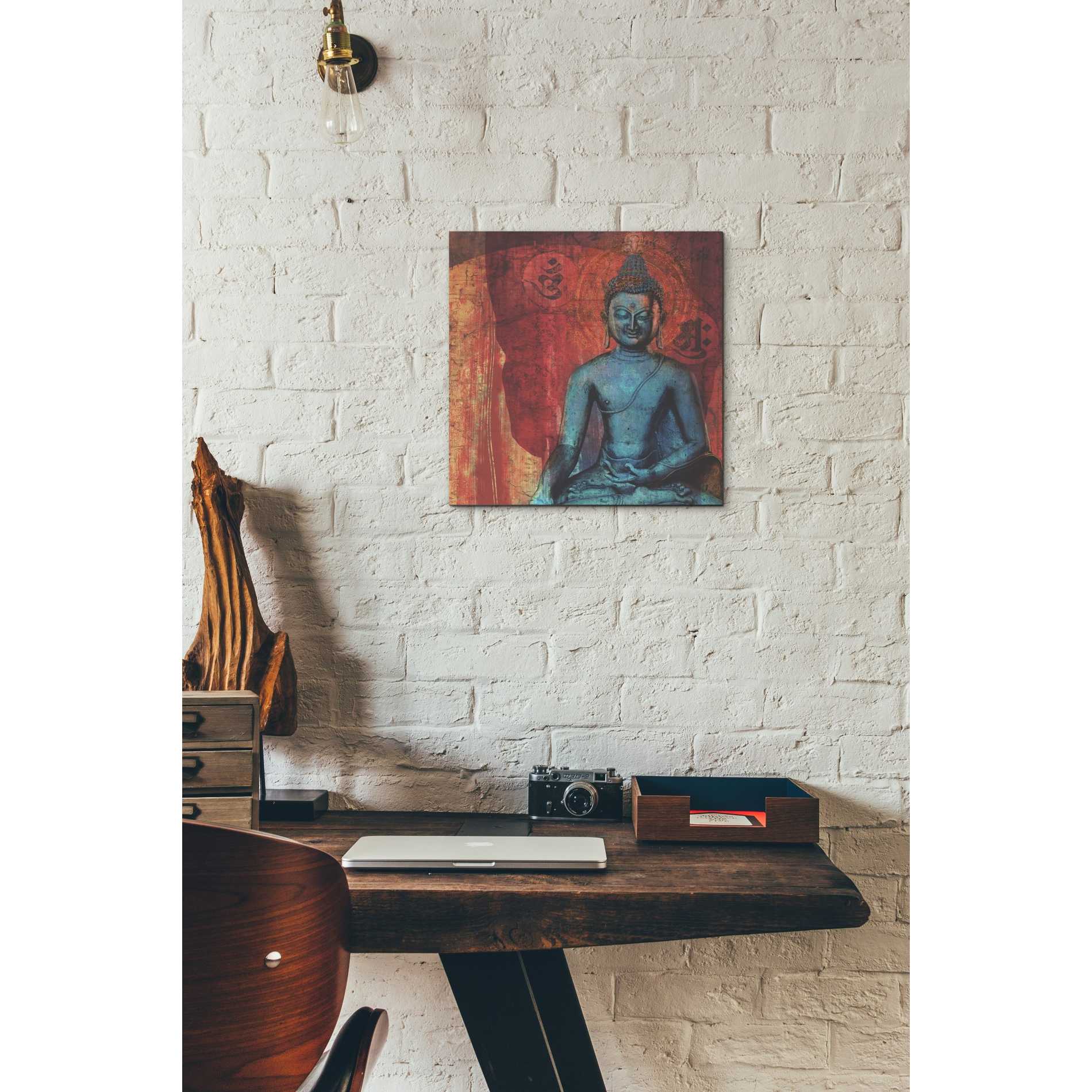 'Blue Buddha' by Elena Ray Canvas Wall Art,12 x 12
