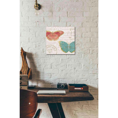 Image of 'Bookshelf Botanical VII' by Katie Pertiet, Canvas Wall Art,12 x 12