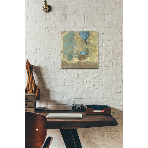 Image of 'Wabi-Sabi Leaf' by Elena Ray Canvas Wall Art,12 x 12