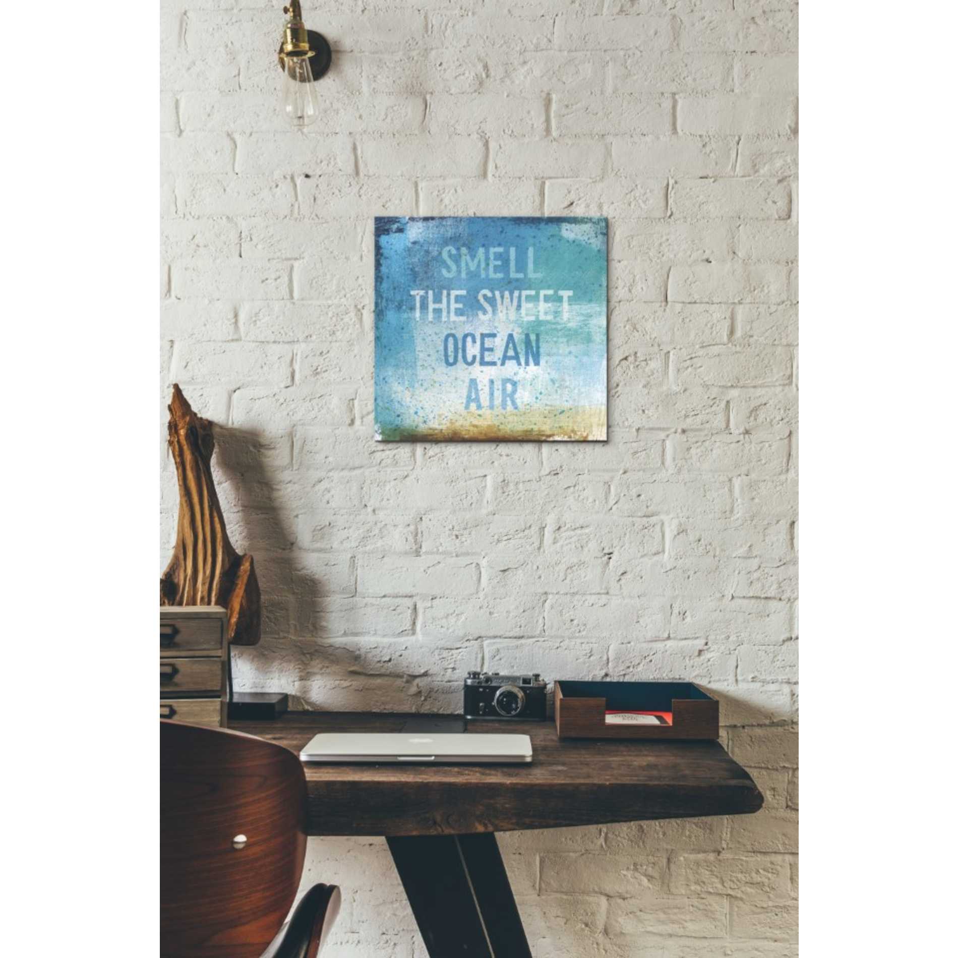 'Beachscape Abstract II' by Michael Mullan, Canvas Wall Art,12 x 12