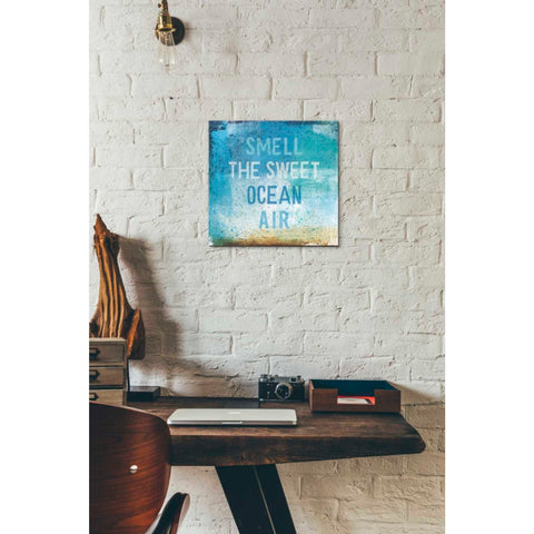 Image of 'Beachscape Abstract II' by Michael Mullan, Canvas Wall Art,12 x 12