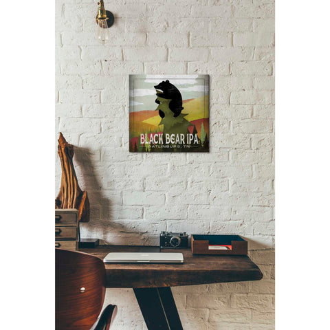 Image of 'Leaf Peeper Black Bear IPA' by Ryan Fowler, Canvas Wall Art,12 x 12