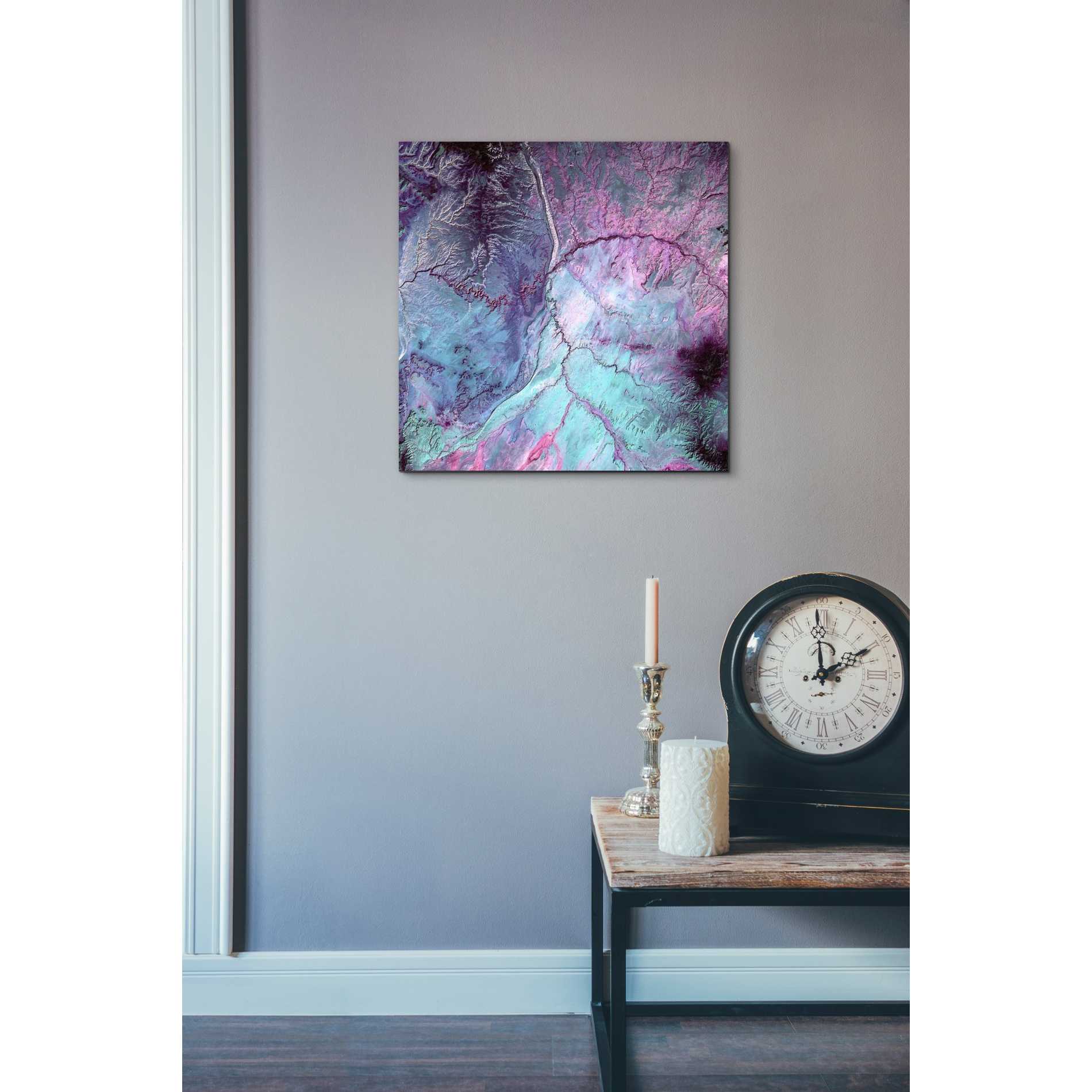 'Earth As Art: Cloud Lightning' Canvas Wall Art,12 x 12