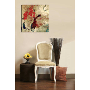 'Earth As Art: Sloppy Paint Job' Canvas Wall Art,12 x 12