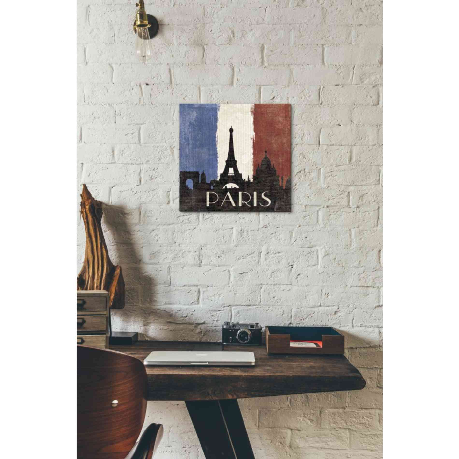 'Paris' by Moira Hershey, Canvas Wall Art,12 x 12