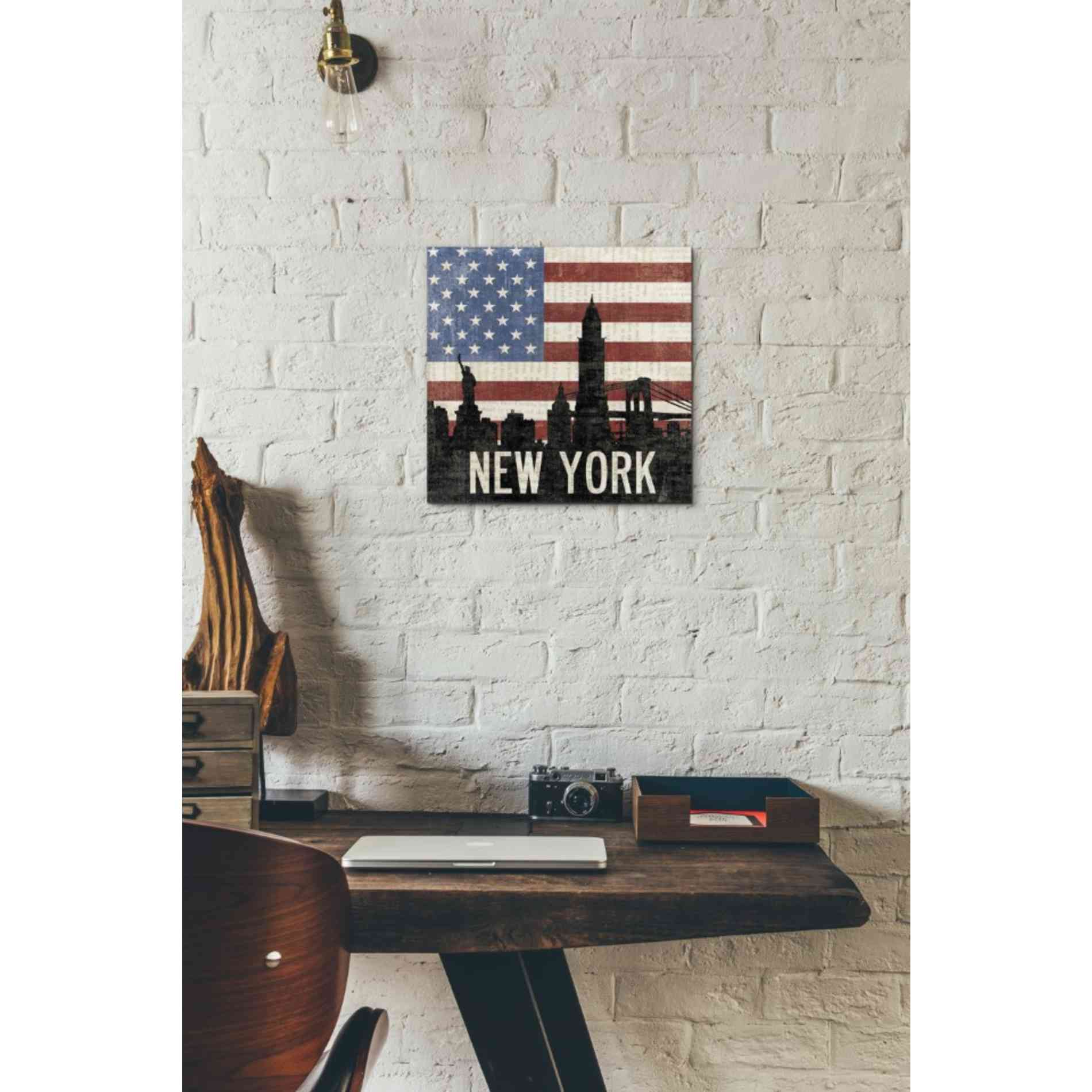 'New York' by Moira Hershey, Canvas Wall Art,12 x 12