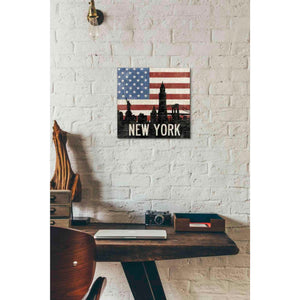 'New York' by Moira Hershey, Canvas Wall Art,12 x 12