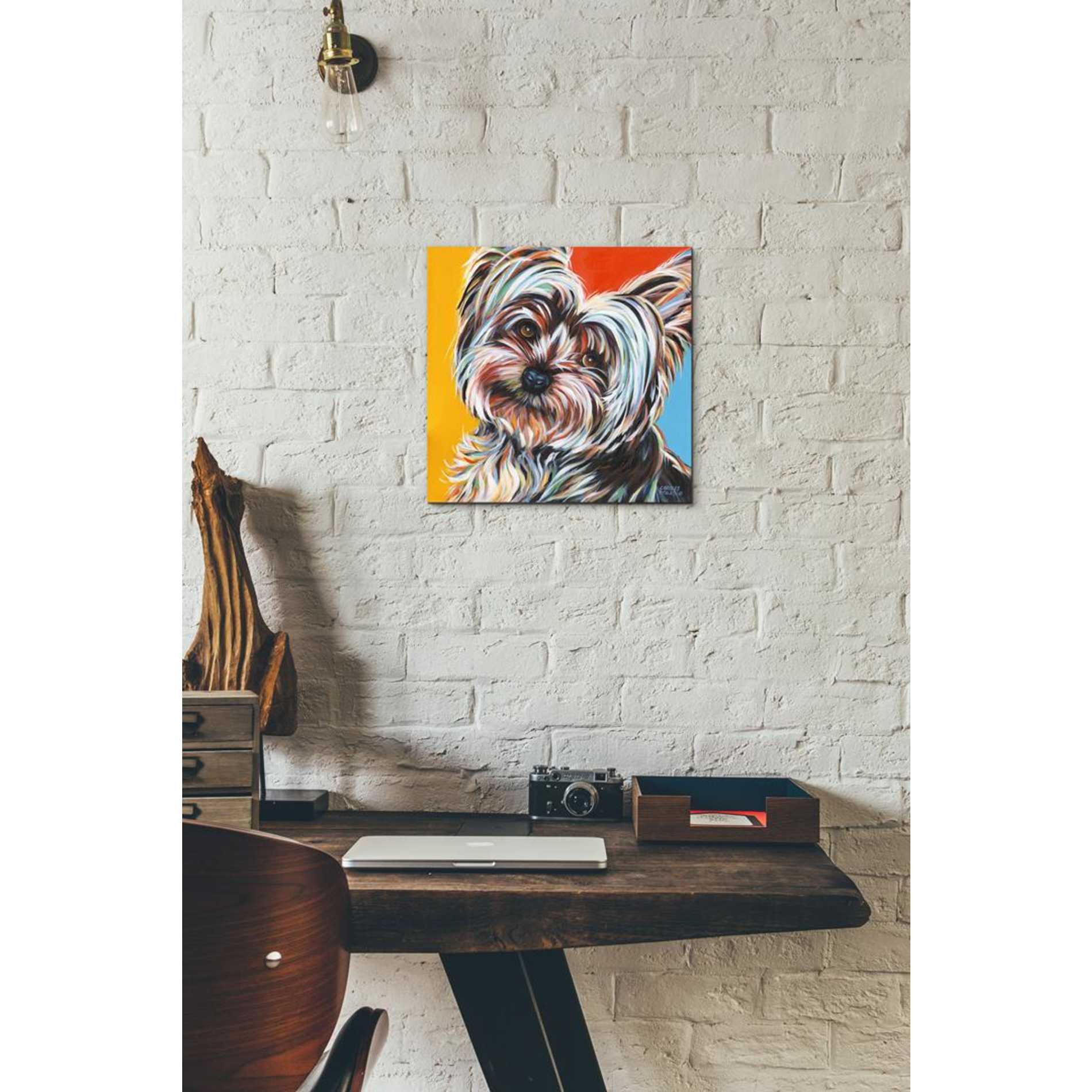 'Sweet Yorkie II' by Carolee Vitaletti Giclee Canvas Wall Art
