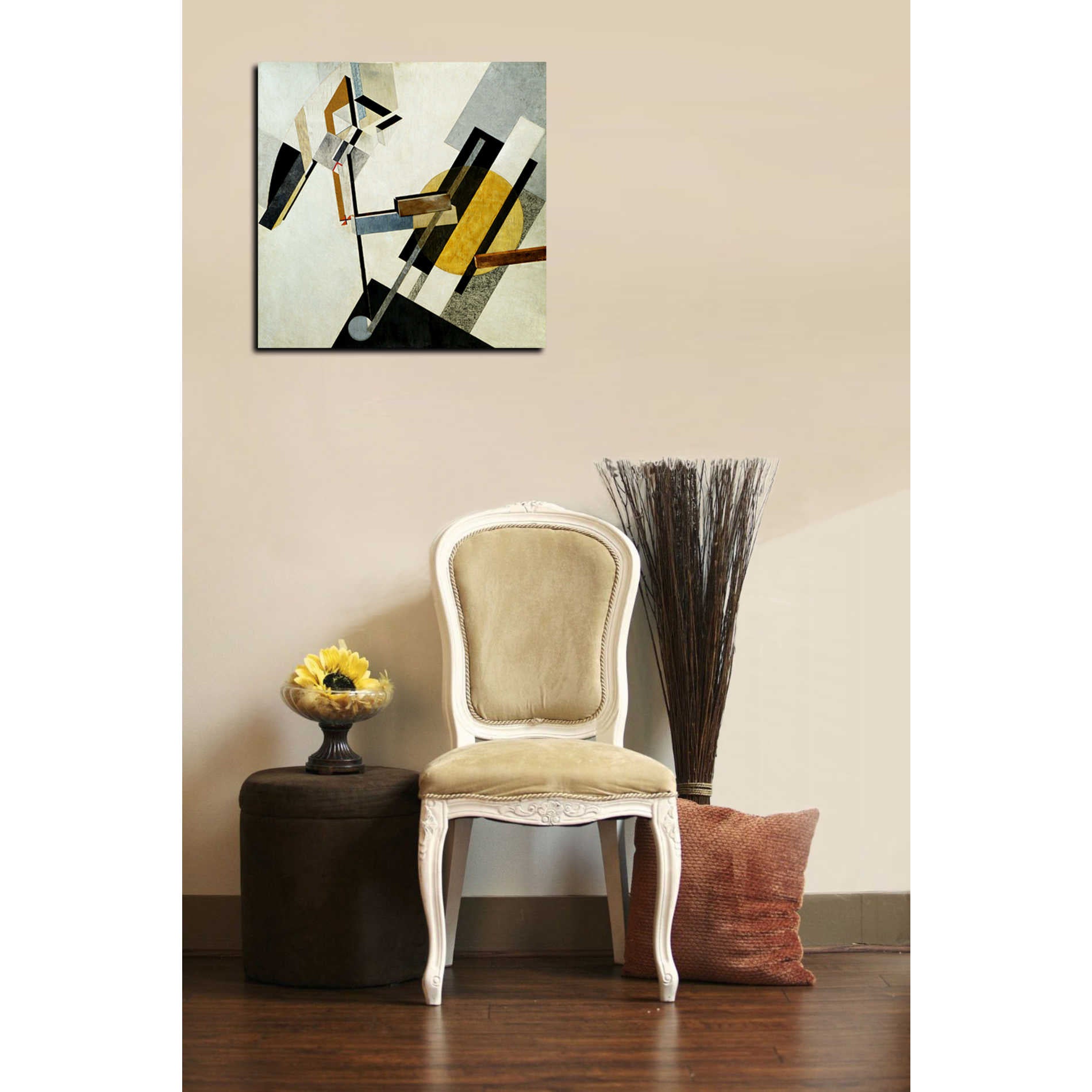 'Proun 19D' by El Lissitzky Canvas Wall Art,12 x 12