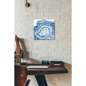 'Cobalt Agate I' by Grace Popp Canvas Wall Art,12 x 12