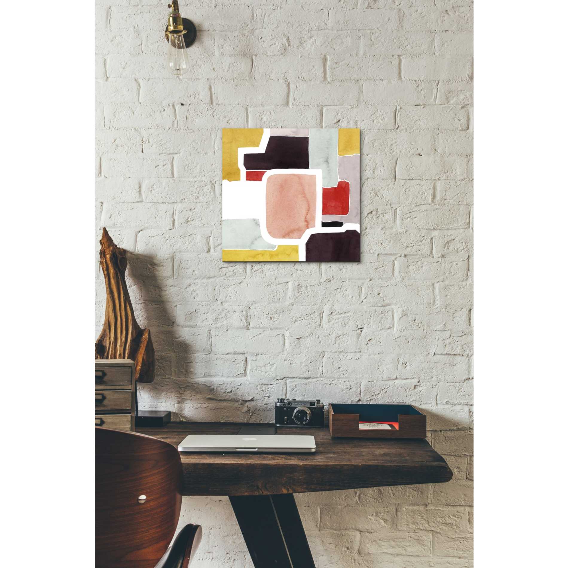'Color Blocking II' by Grace Popp Canvas Wall Art,12 x 12