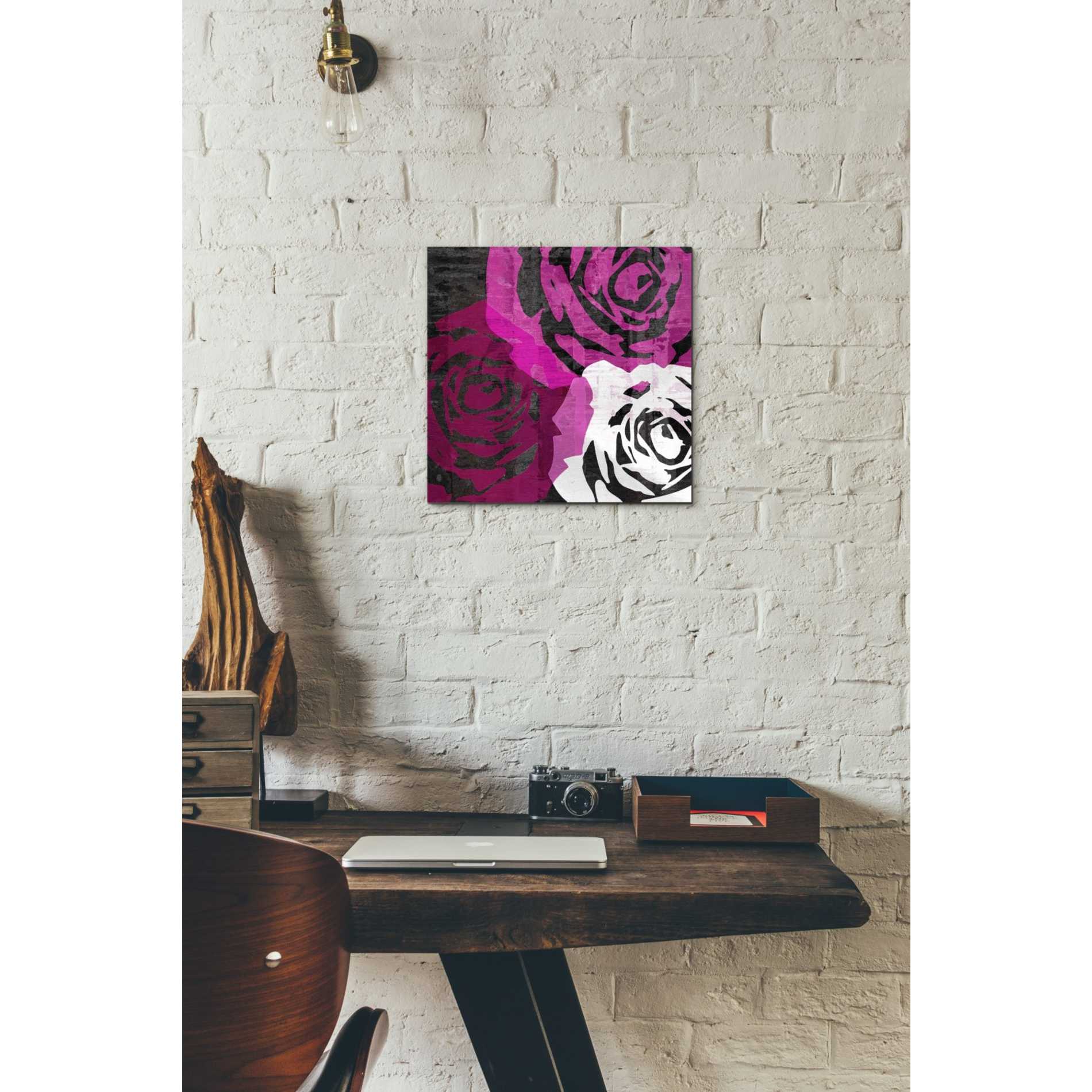'Bloomer Squares VI' by James Burghardt Giclee Canvas Wall Art