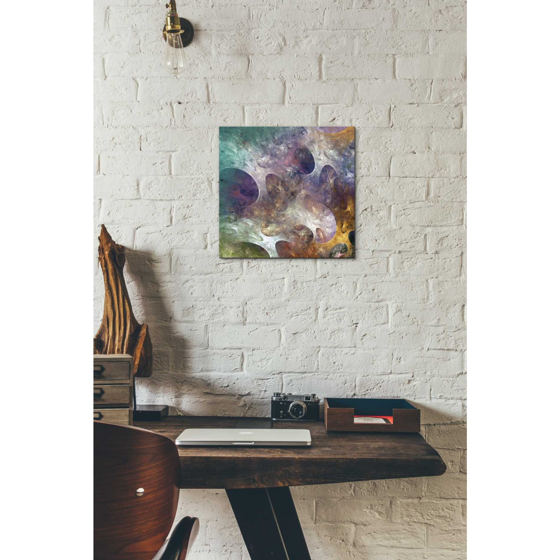 'Lunar Tiles IV' by James Burghardt, Canvas Wall Art,12 x 12