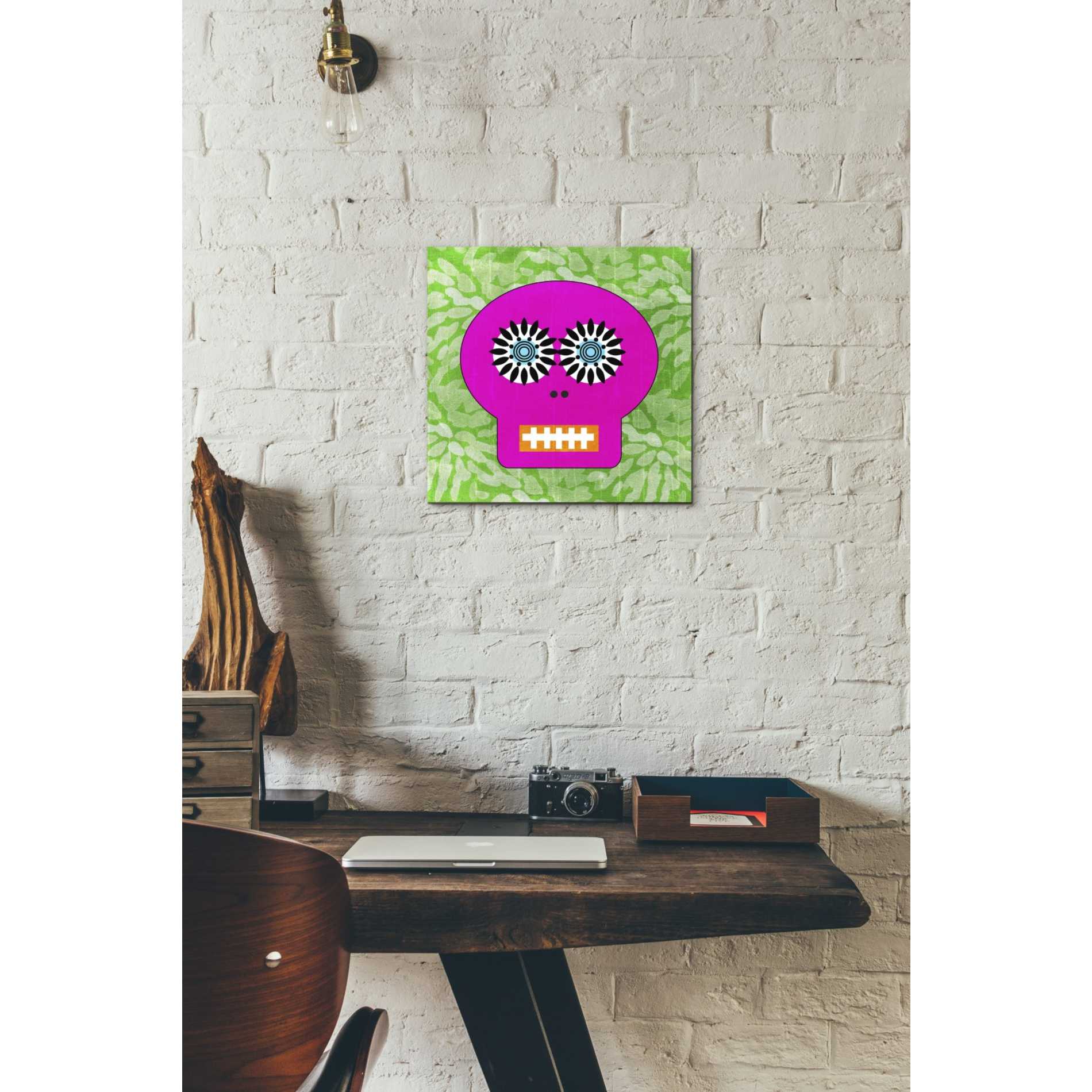 'Day Of The Dead II' by Linda Woods, Canvas Wall Art,12 x 12