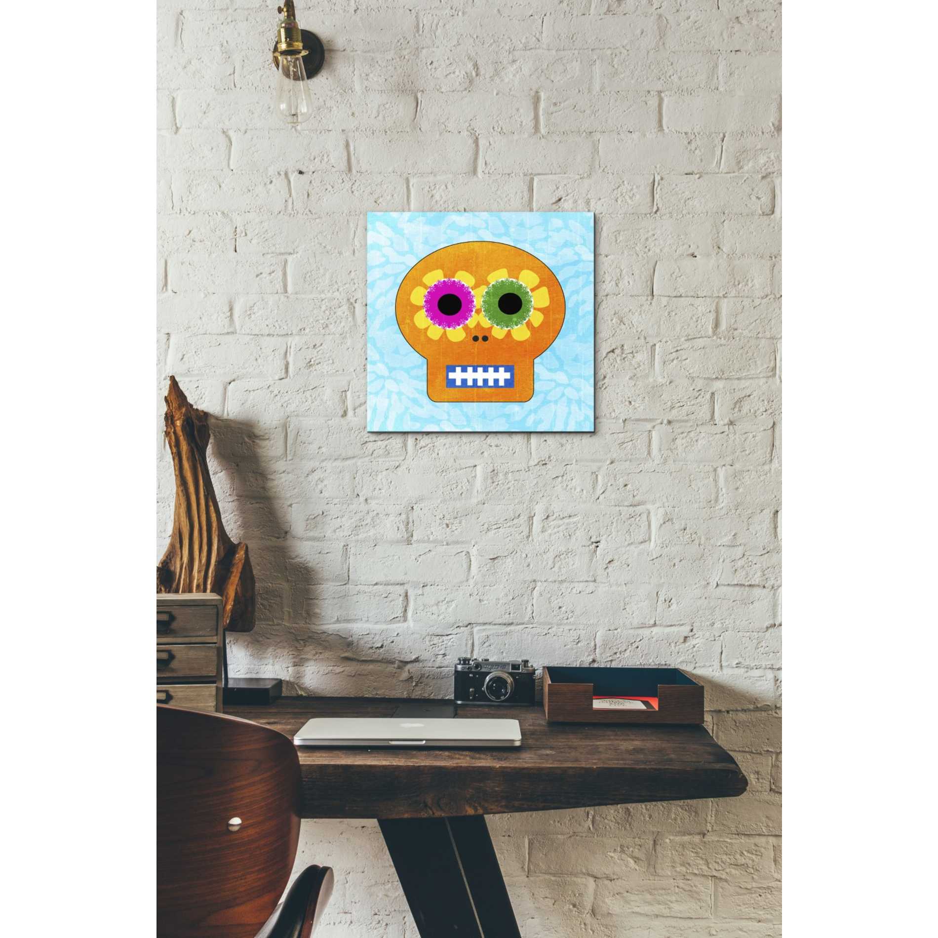 'Day Of The Dead IV' by Linda Woods, Canvas Wall Art,12 x 12