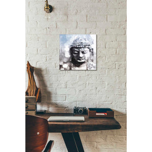 'Peaceful Buddha I' by Linda Woods, Canvas Wall Art,12 x 12
