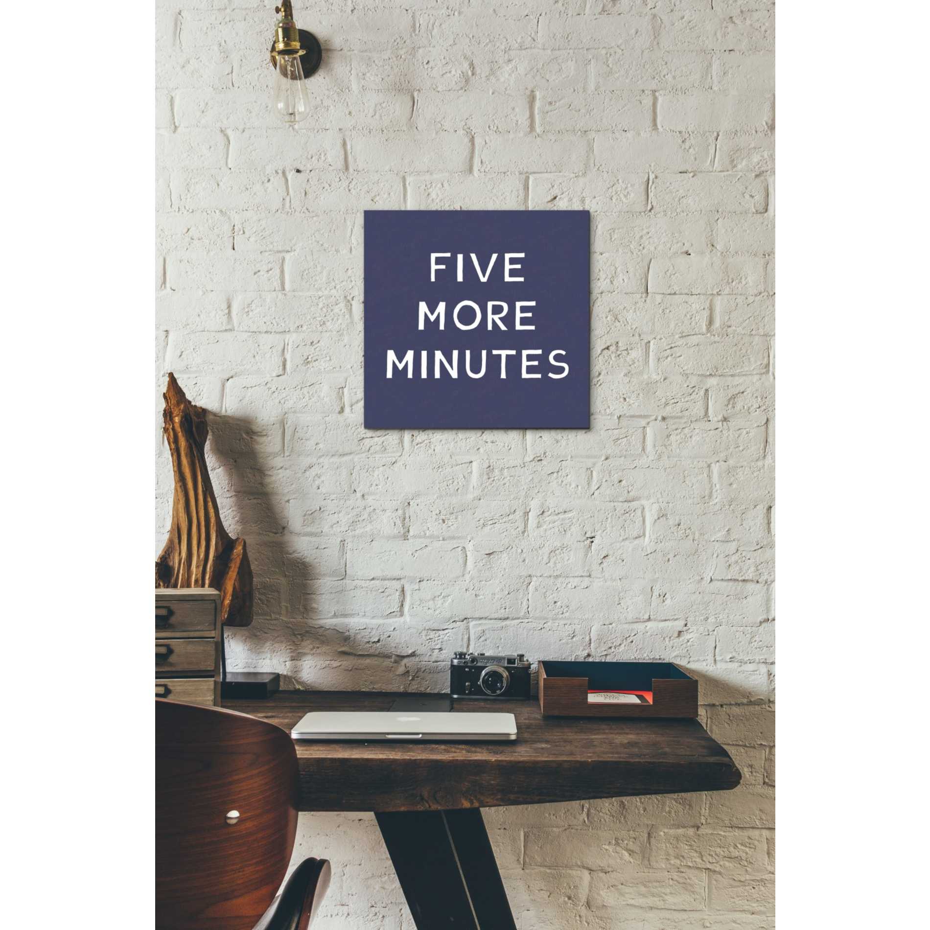 'Five More Minutes' by Linda Woods, Canvas Wall Art,12 x 12