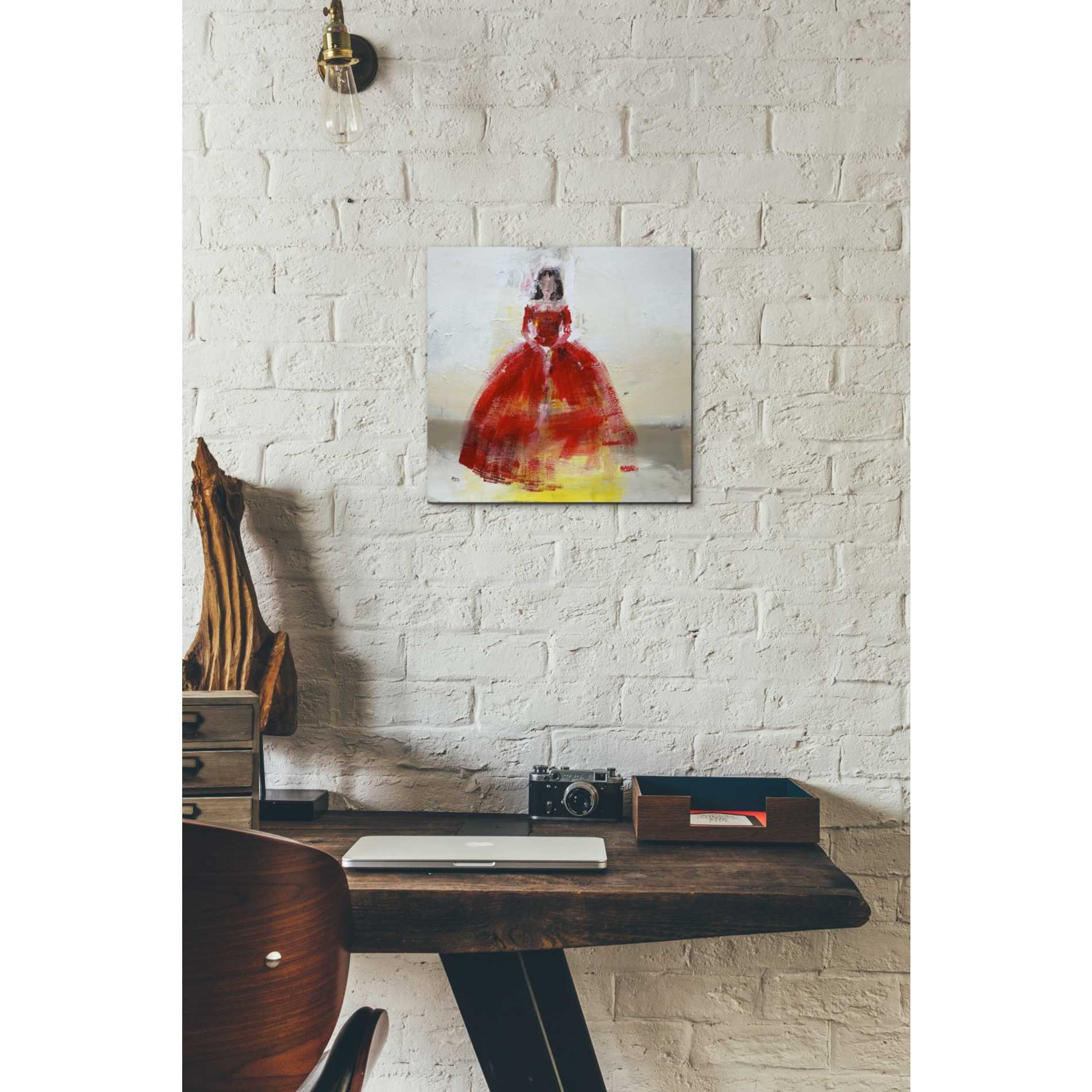 'Masquerade' by Oscar Alvarez Pardo, Canvas Wall Art,12 x 12