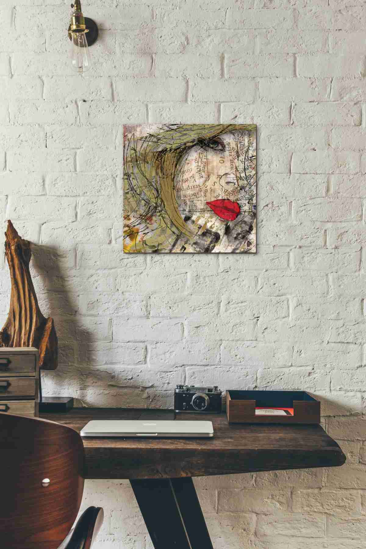 'Ladylips' by Karen Smith, Canvas Wall Art,12x12