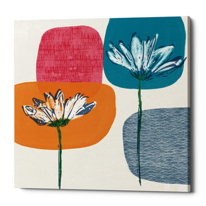 'Fall Floral I' by Linda Woods, Canvas Wall Art,12 x 12