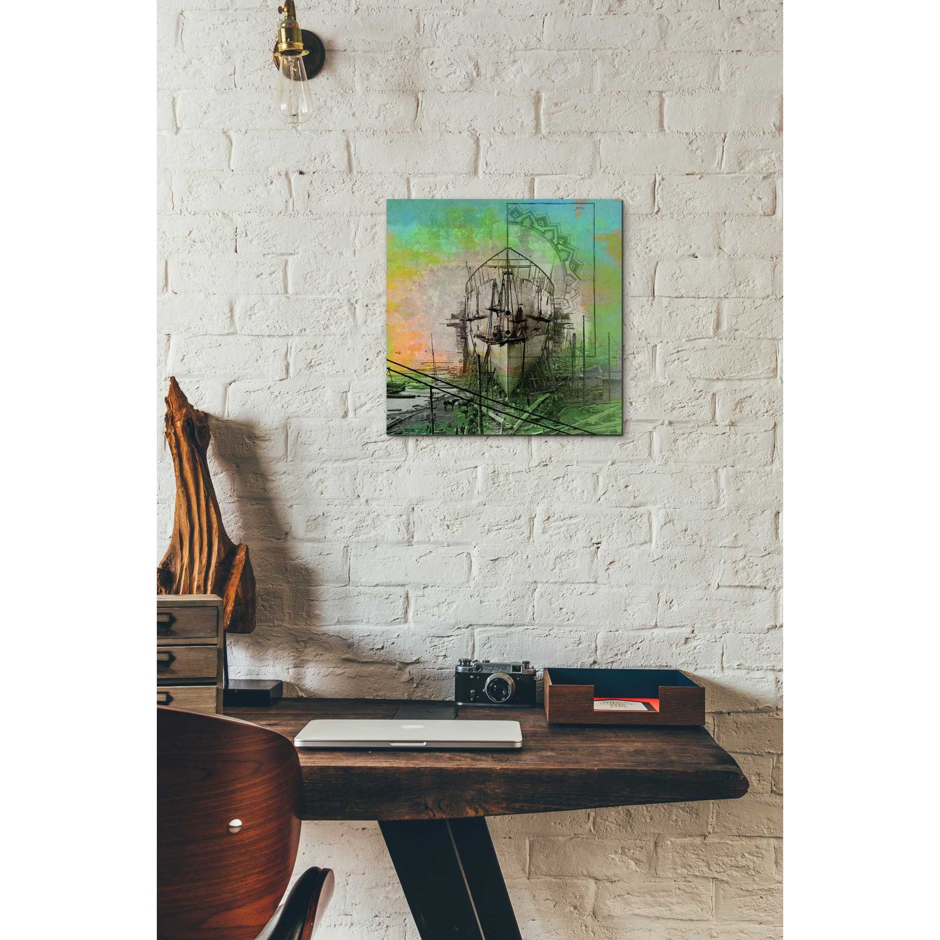 'Ship Builders' by Elena Ray Canvas Wall Art,12 x 12