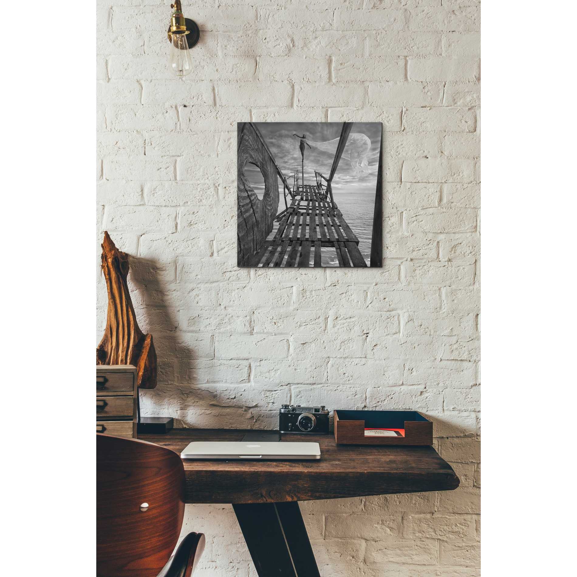 'Black Bridge' by Dariusz Klimczak, Canvas Wall Art,12 x 12