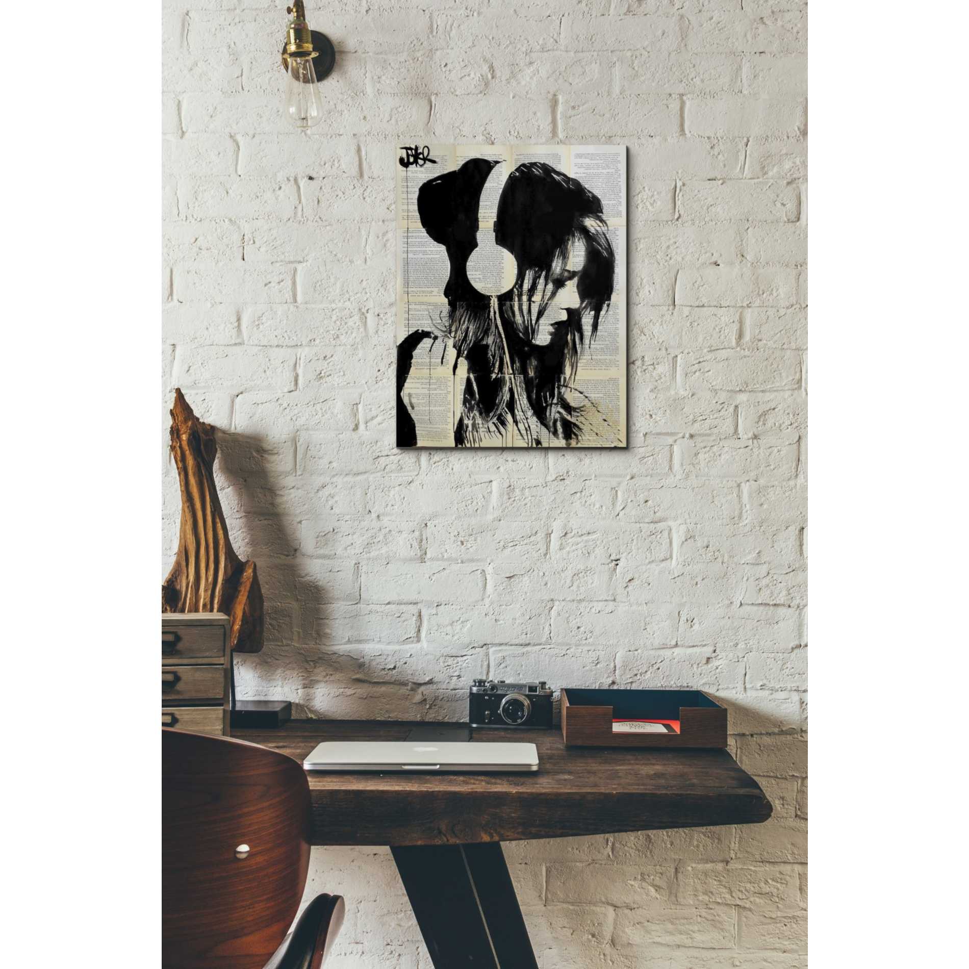 'Melodies Solace' by Loui Jover, Canvas Wall Art,12 x 16