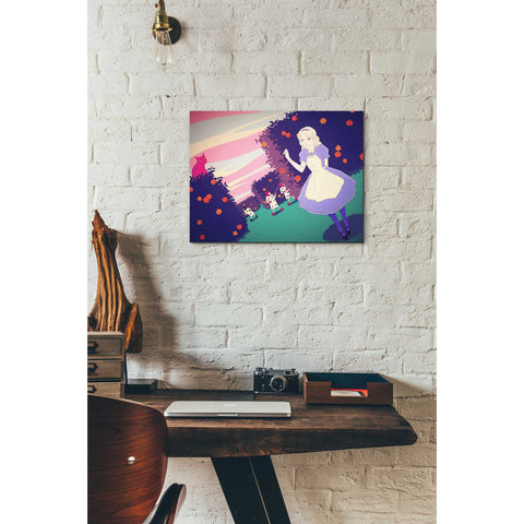 Image of 'Alice in Rose Garden' by Sai Tamiya, Canvas Wall Art,12 x 16