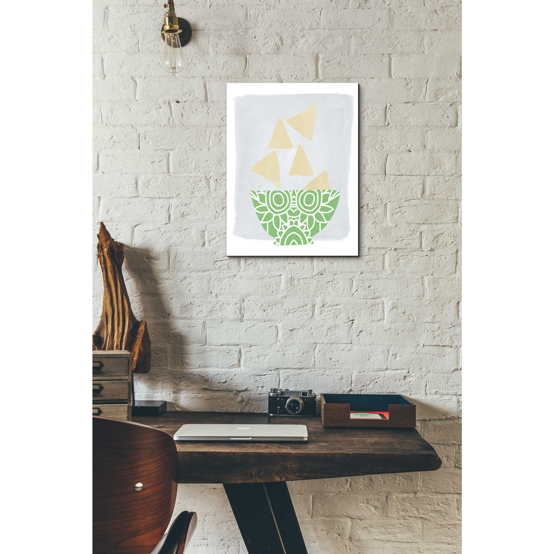 'Bowl of Chips' by Linda Woods, Canvas Wall Art,12 x 16