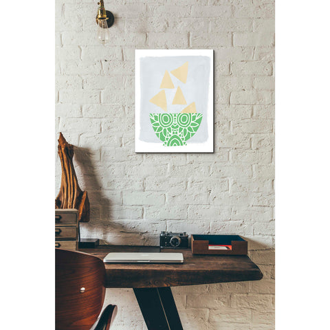 Image of 'Bowl of Chips' by Linda Woods, Canvas Wall Art,12 x 16