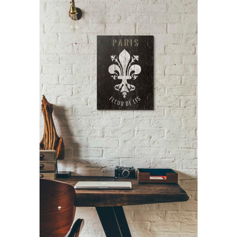 Image of 'Refurbished Fleur-de-lis' by Wild Apple Portfolio, Canvas Wall Art,12 x 16