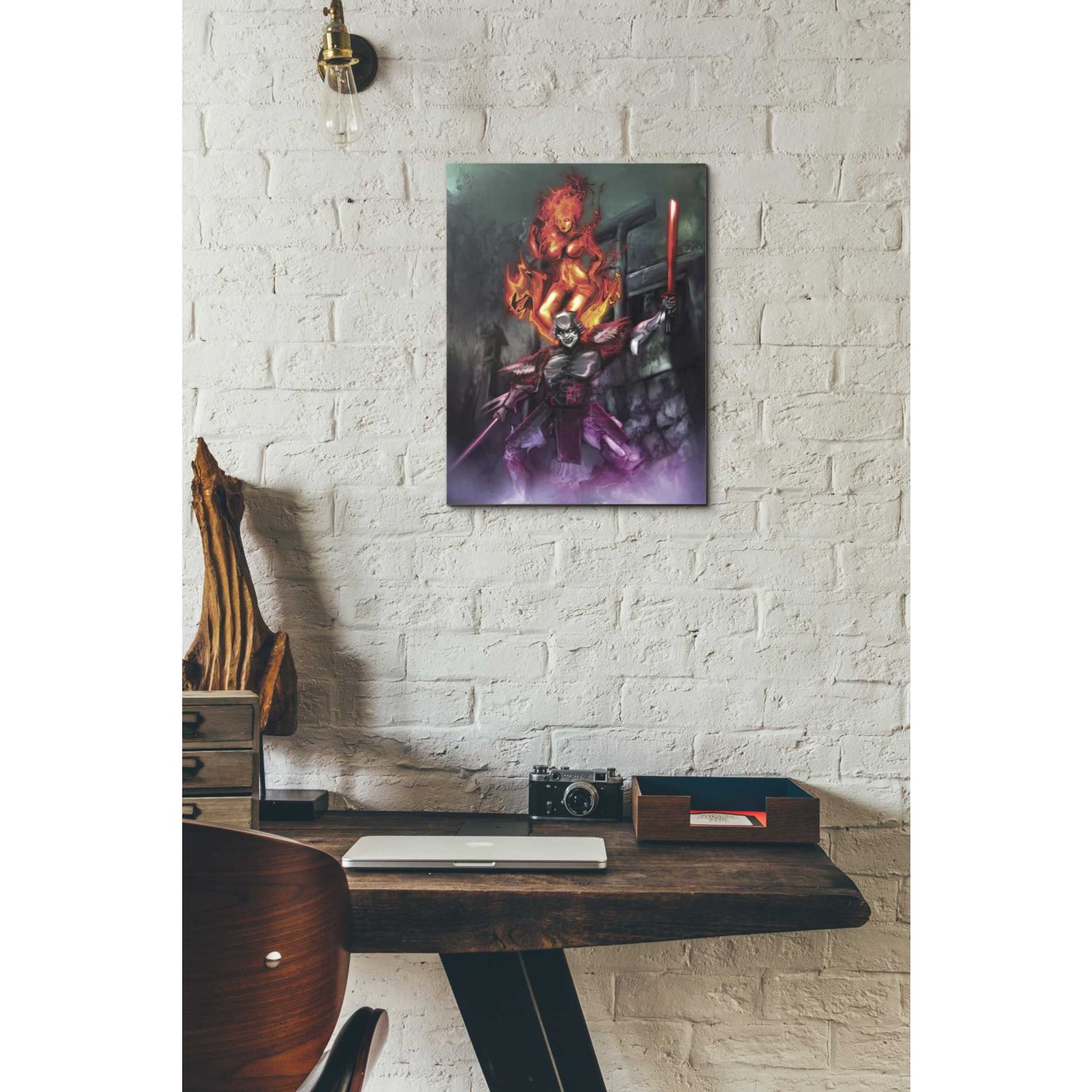 'Ronin' by Michael StewArt, Canvas Wall Art,12 x 16