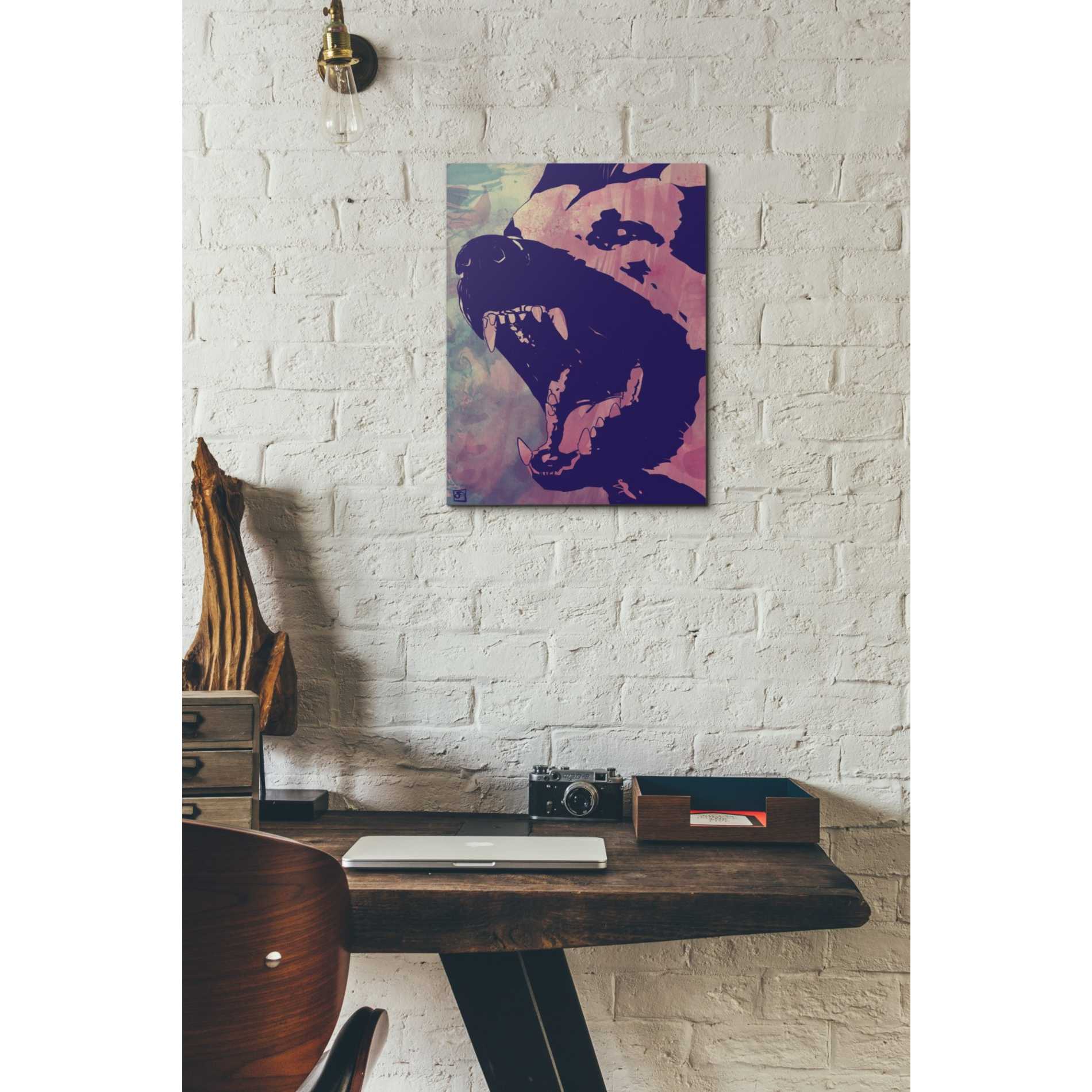 'Dog' by Giuseppe Cristiano, Canvas Wall Art,12 x 16