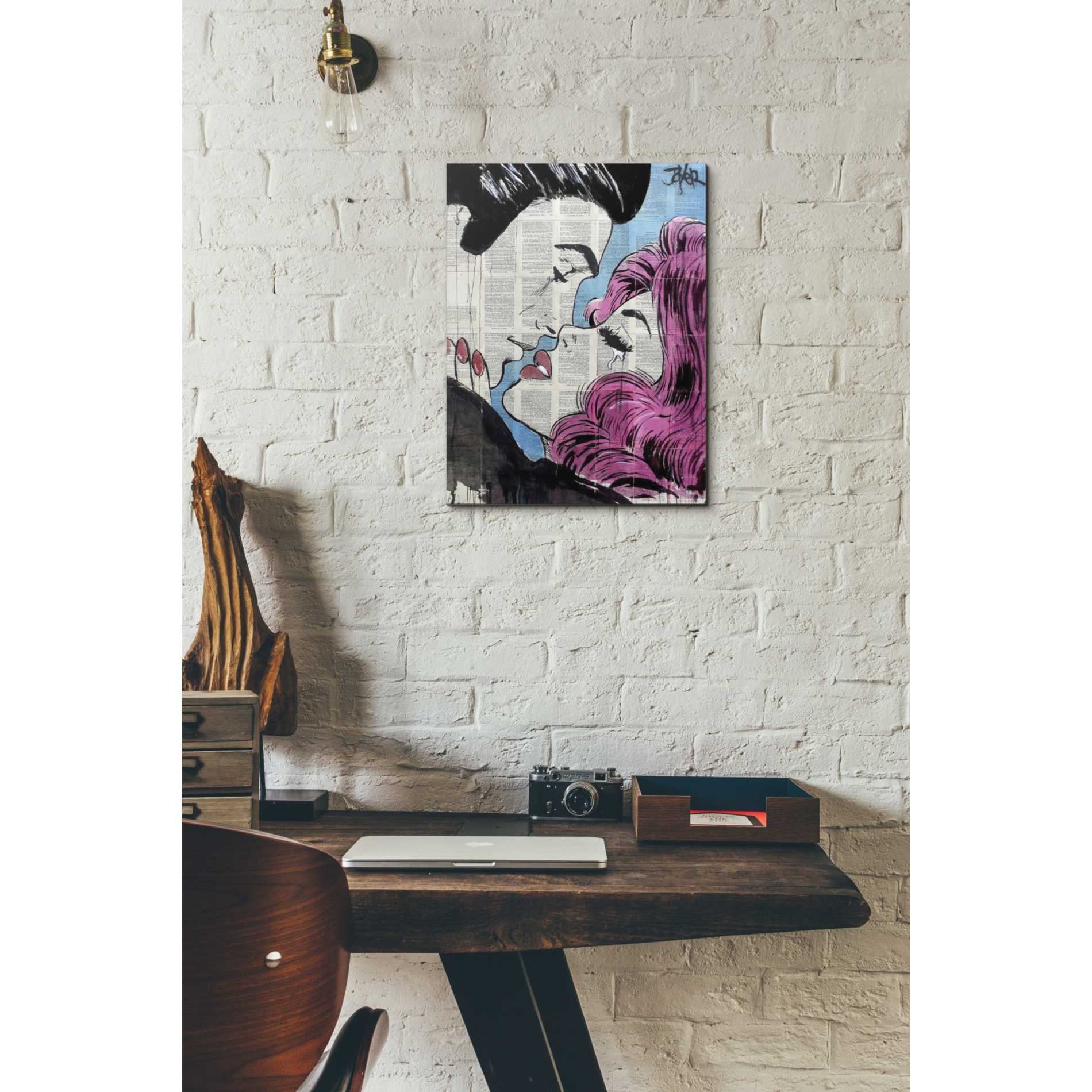 'Moments Like This Go Pop' by Loui Jover, Canvas Wall Art,12 x 16