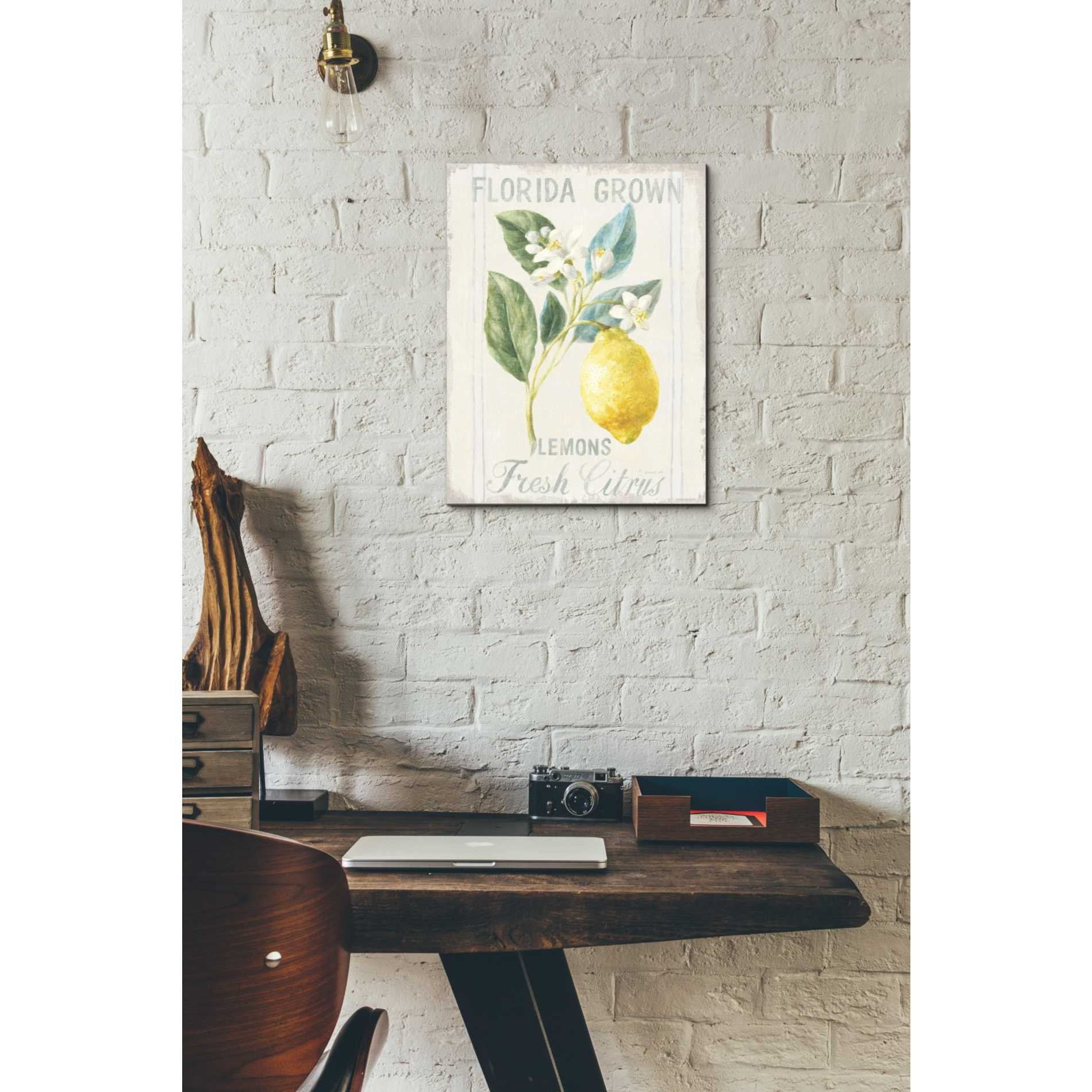 'Floursack Lemon I' by Danhui Nai, Canvas Wall Art,12 x 16