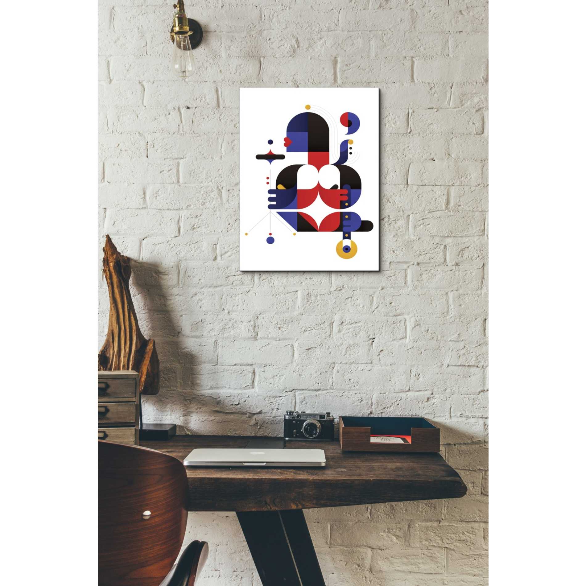 'Chameleon' by Antony Squizzato, Canvas Wall Art,12 x 16