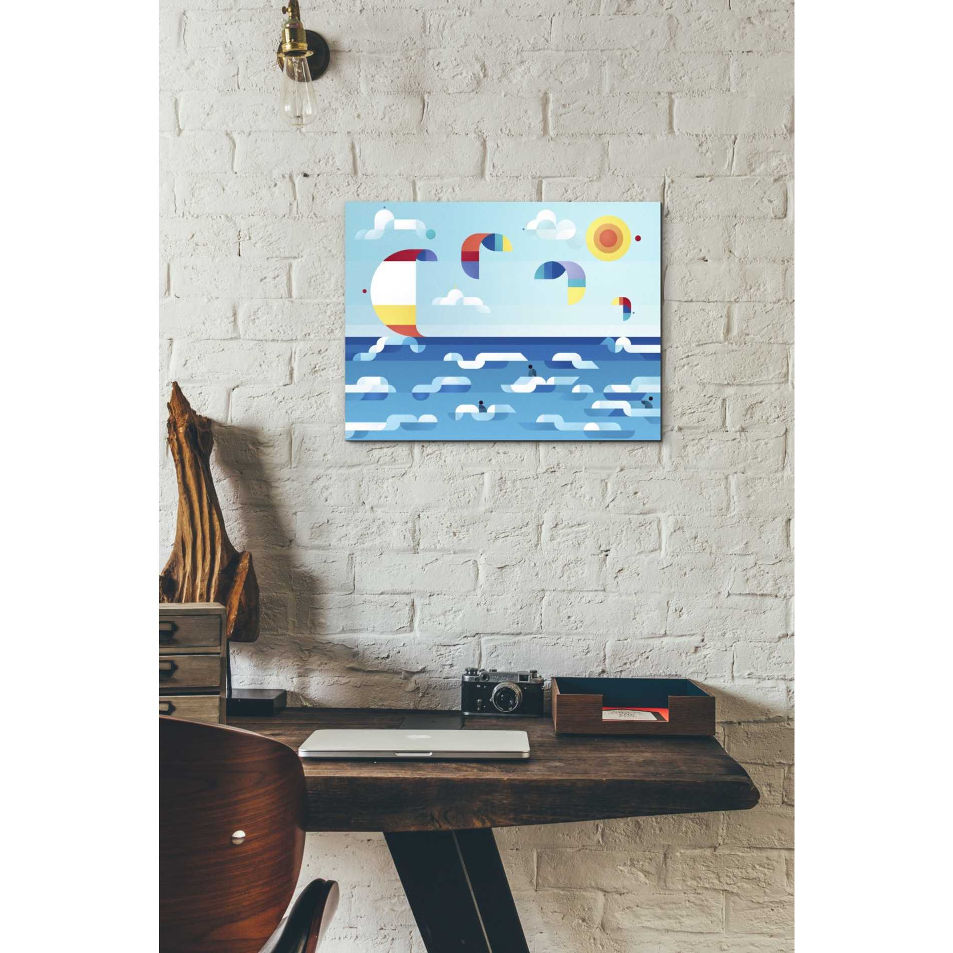 'Kites Dance' by Antony Squizzato, Canvas Wall Art,12 x 16