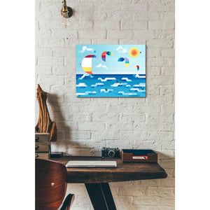 'Kites Dance' by Antony Squizzato, Canvas Wall Art,12 x 16