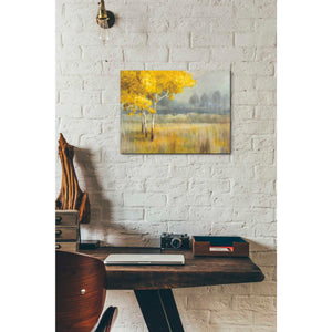 'Yellow Landscape' by Danhui Nai, Canvas Wall Art,12 x 16