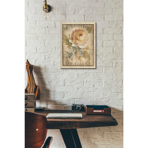 Image of 'Parisian Flowers I' by Danhui Nai, Canvas Wall Art,12 x 16