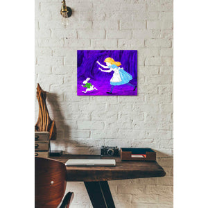 'Alice's and the Rabbit' by Sai Tamiya, Canvas Wall Art,16 x 12