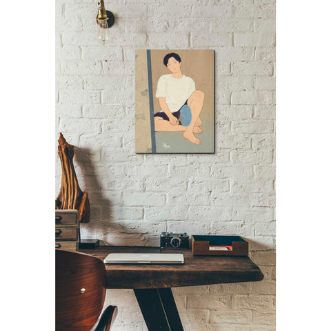 Image of 'A Summer Afternoon Shower' by Sai Tamiya, Canvas Wall Art,12 x 16