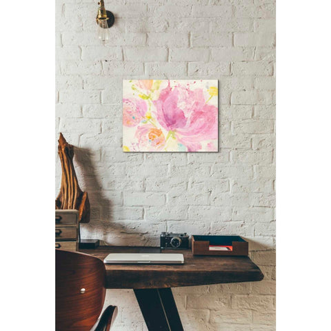 Image of 'Spring Abstracts Florals II' by Albena Hristova, Canvas Wall Art,16 x 12
