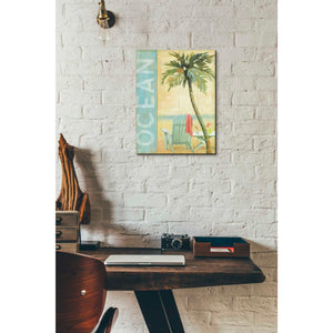 'Ocean Beach II' by Daphne Brissonet, Canvas Wall Art,12 x 16