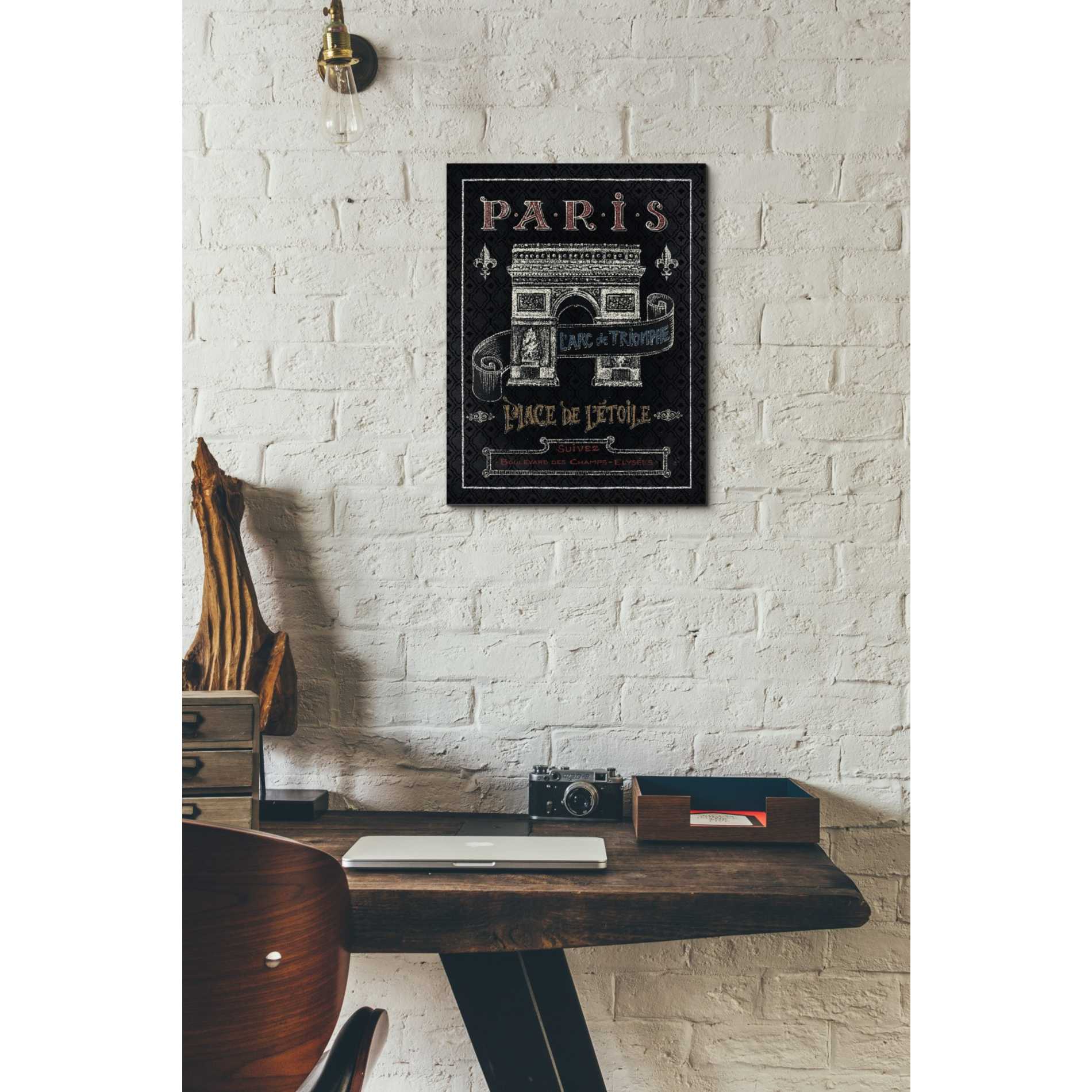 'Travel to Paris II' by Daphne Brissonet, Canvas Wall Art,12 x 16
