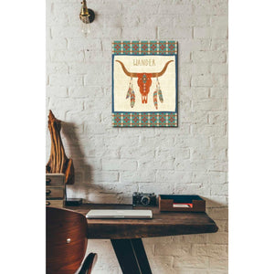 'Southwest at Heart I FLAG' by Veronique Charron, Canvas Wall Art,12 x 16
