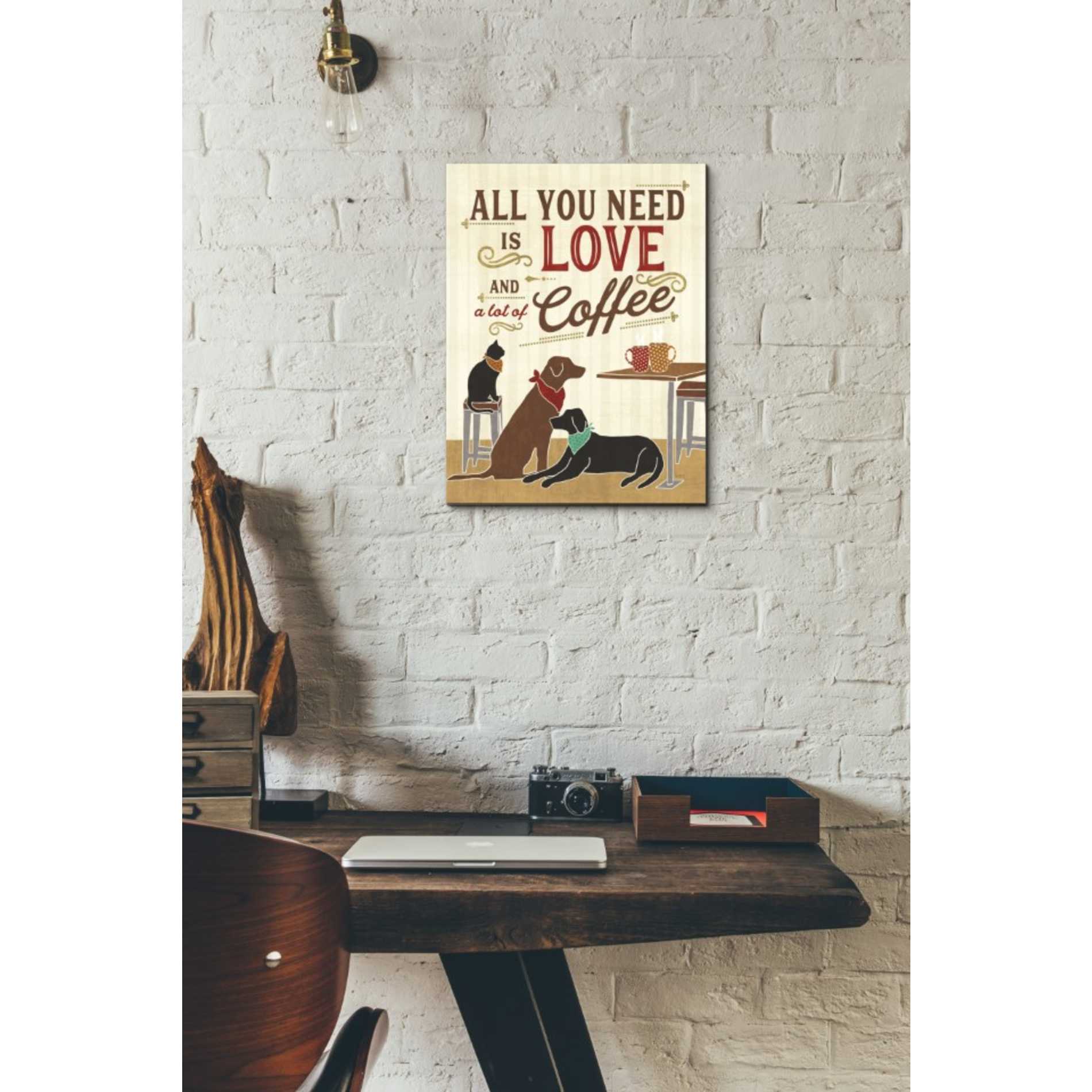 'Coffee and Friends III' by Veronique Charron, Canvas Wall Art,12 x 16