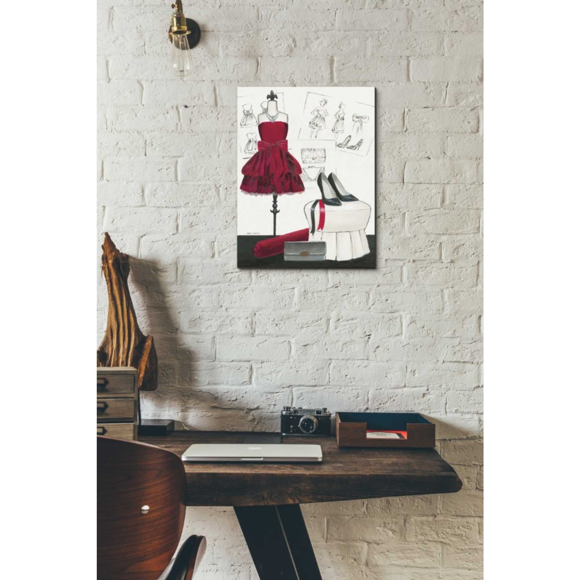 'Dress Fitting II' by Marco Fabiano, Canvas Wall Art,12 x 16